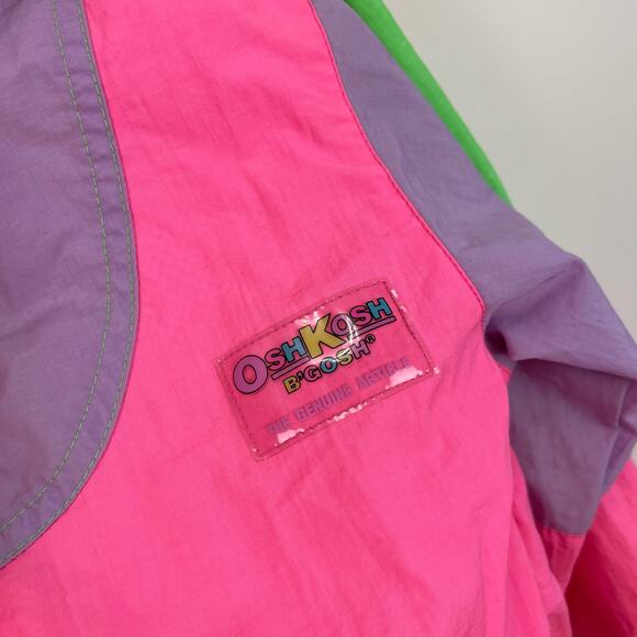Vintage OshKosh B/gosh Girls Windbreaker Jacket 6 - Picture 3 of 15